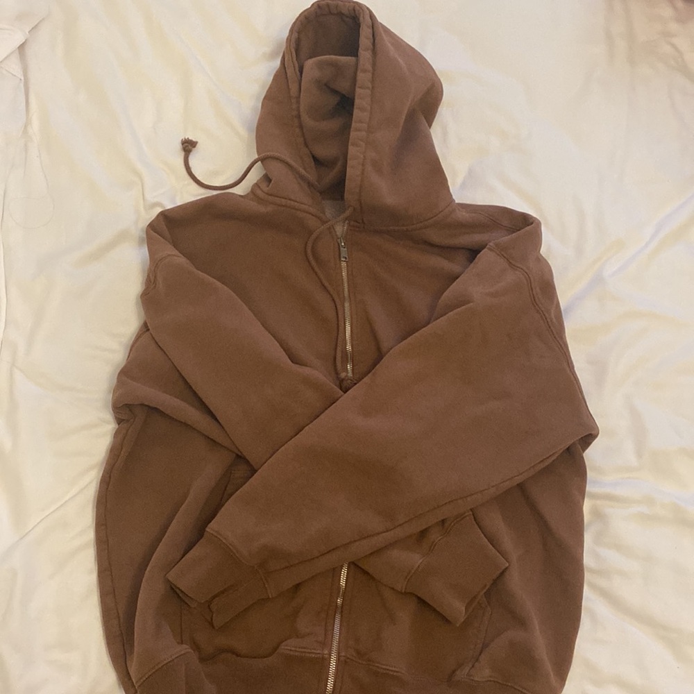 Brandy Melville Brown Christy Hoodie